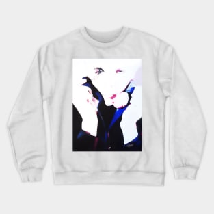 Nick Rhodes from Duran Duran (gouache and digital art) Crewneck Sweatshirt